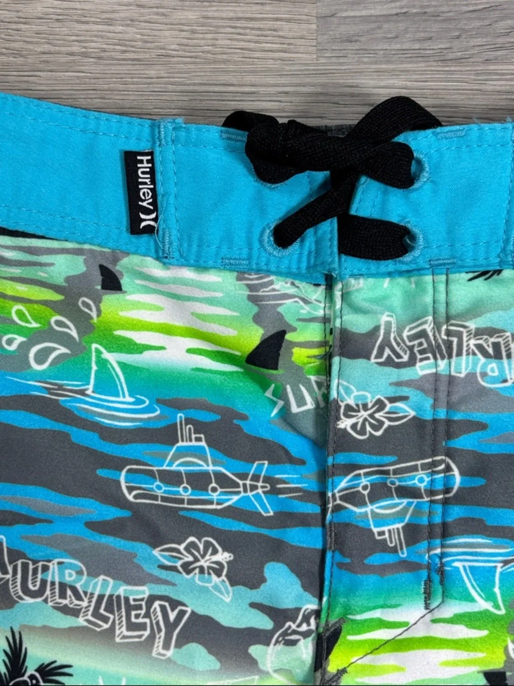 Hurley Boys‎ Tropical Palm Swim Trunks - size XS 4 NWT